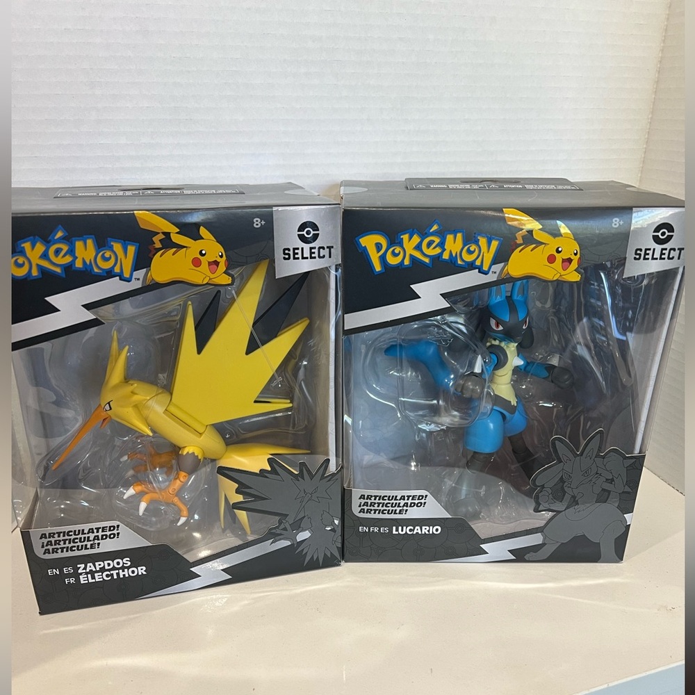 Pokemon Lucario Select And Zapdos Select